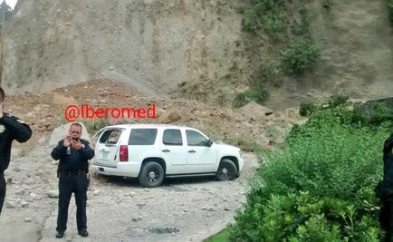 Se desgaja cerro en Cuajimalpa