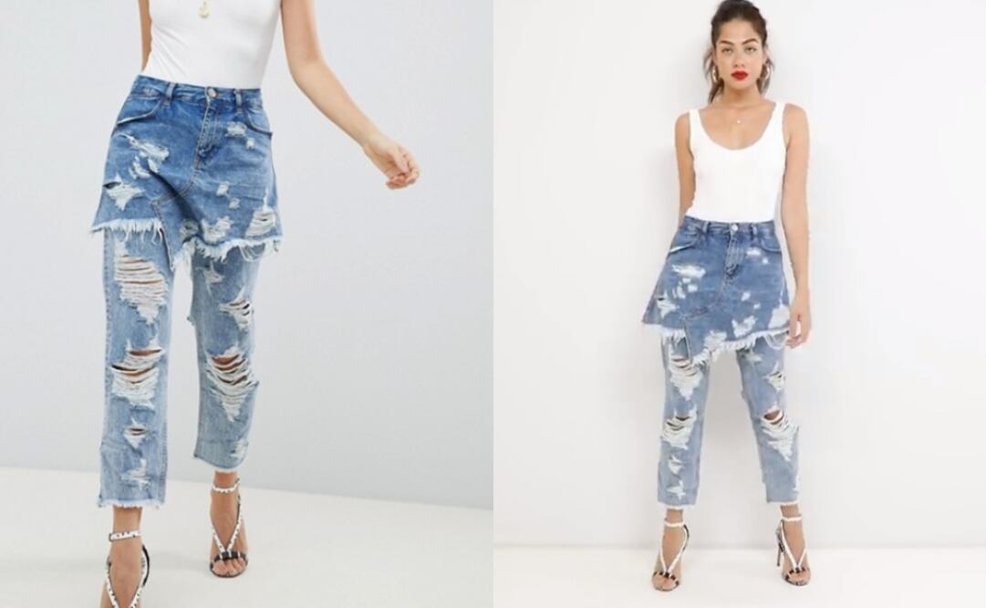 Gigi Hadid es una de las celebridades que han portado con orgullo su propia versión de la falda pantalón. Foto: Cortesía ASOS