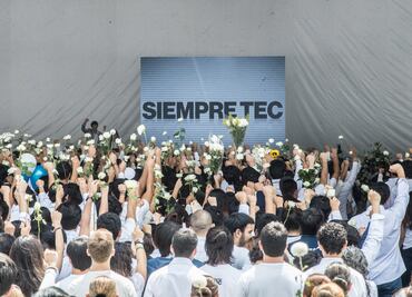 Despiden a estudiantes del Tec de Monterrey que murieron en sismo