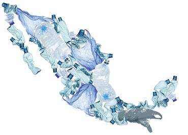 El mapa del México plástico