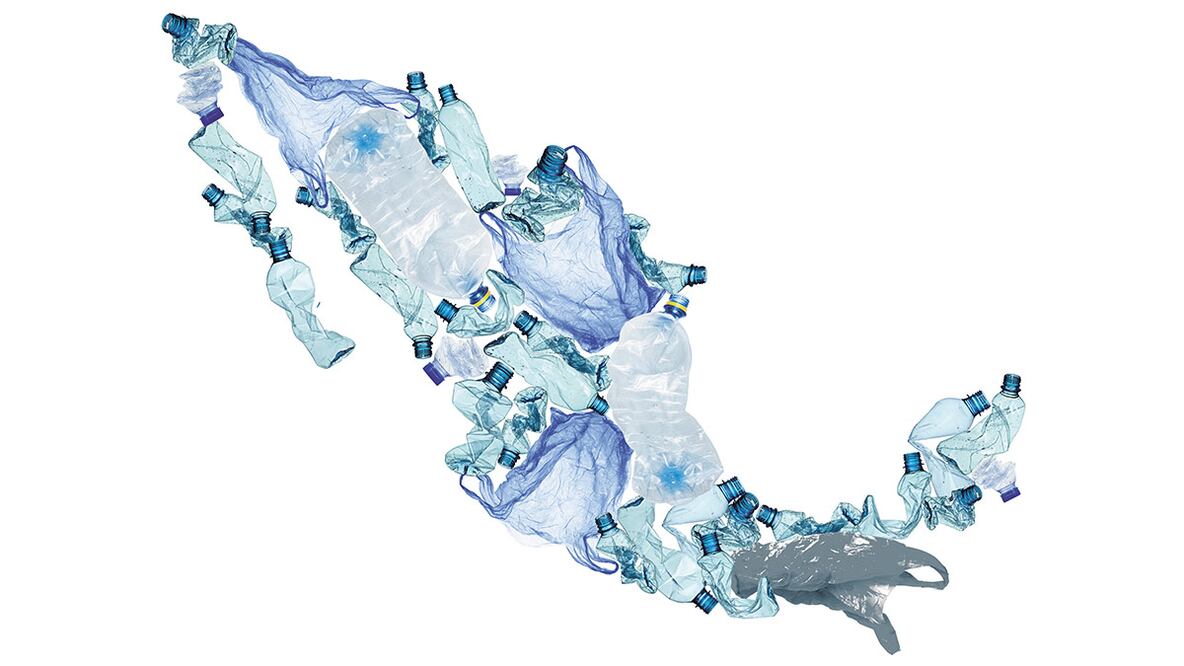 El mapa del México plástico