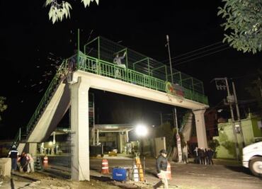De 392 sólo 77 puentes peatonales cuentan con iluminación en Edomex