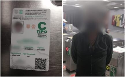 Detienen a hombre en Metro Tasqueña por venta de documentos falsos