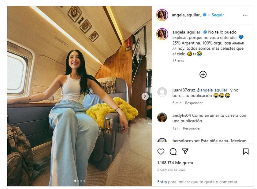 Foto: Instagram @angela_aguilar