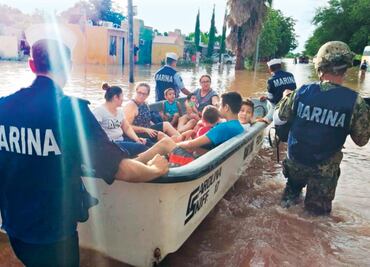 Aún sin cuantificar viviendas afectadas en Sinaloa por lluvias
