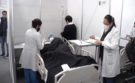 Unidad temporal en Toluca atiende 102 pacientes para desahogar hospitales Covid