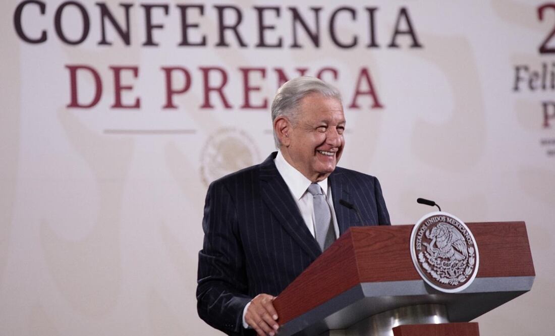 “Nada más que el que ríe al último, ríe mejor", expresó López Obrador. Foto: Presidencia