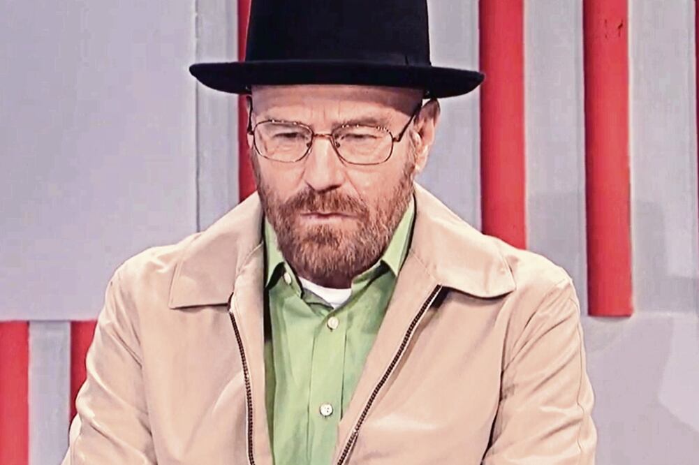 Personaje. Bryan Cranston volvió a caracterizarse (TOMADO DEL VIDEO)