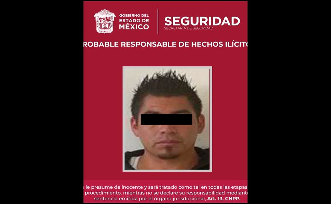 "El Tacho", presunto integrante de la banda "Los Peñafiel". Foto: Secretaría de Seguridad