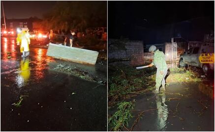 Tormenta y granizada deja afectaciones en Miguel Alemán, Tamaulipas; Ejército implementa Plan DNIII