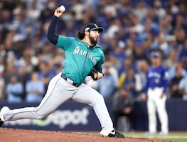 Los Marineros de Seattle vencen a los Azulejos de Toronto en el primer juego de la Serie de Campeonato de la Liga Americana