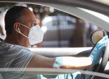 Choferes de app de transporte usarán cubrebocas