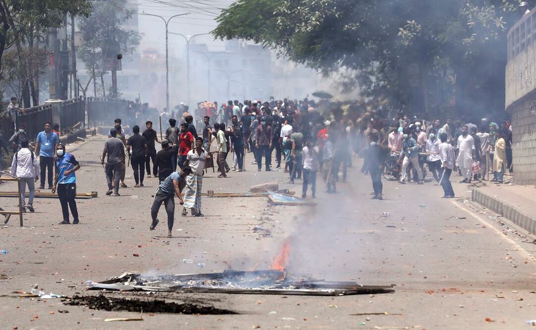 Reportan 19 muertos tras protestas estudiantiles en Bangladés. Foto: AP
