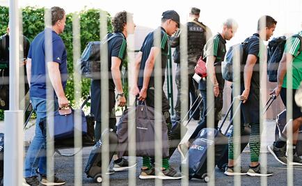 Mexico’s national soccer team returns from Russia