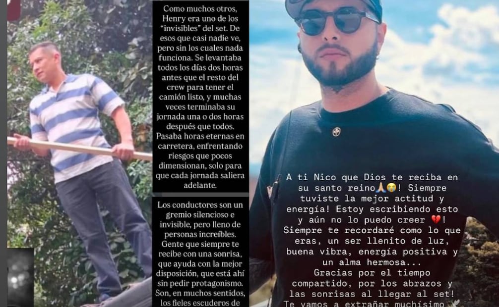 Villalobos también despidió de los dos miembros del staff que perdieron la vida: Henry y Nico. Foto: Instagram.