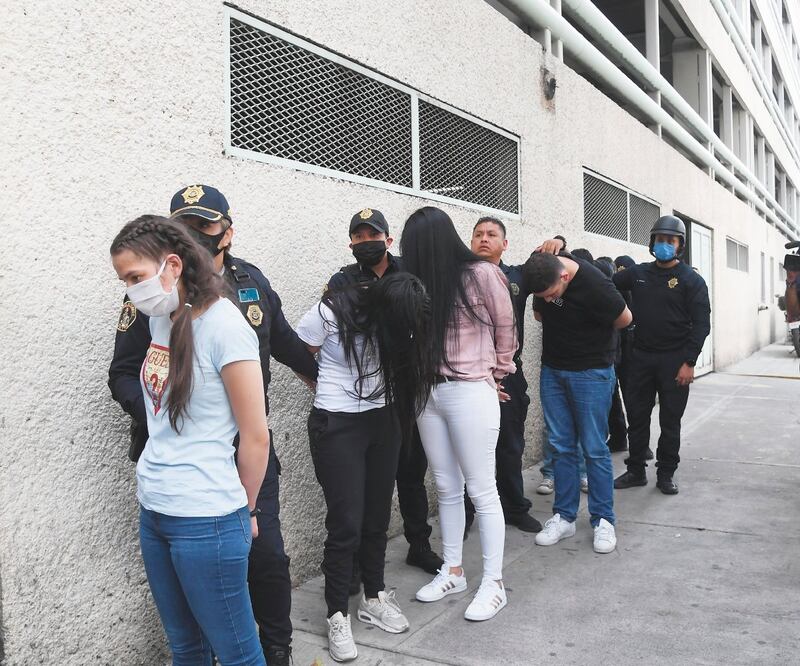 Según la policía de investigación, los presuntos responsables operaban en Venustiano Carranza, Tlalpan y Coyoacán. Armando Martínez/EL UNIVERSAL