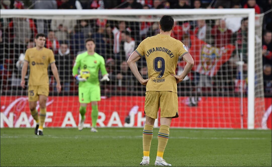 El club almeriense terminó con la racha del Barcelona de siete triunfos seguidos en La Liga. FOTO: EFE