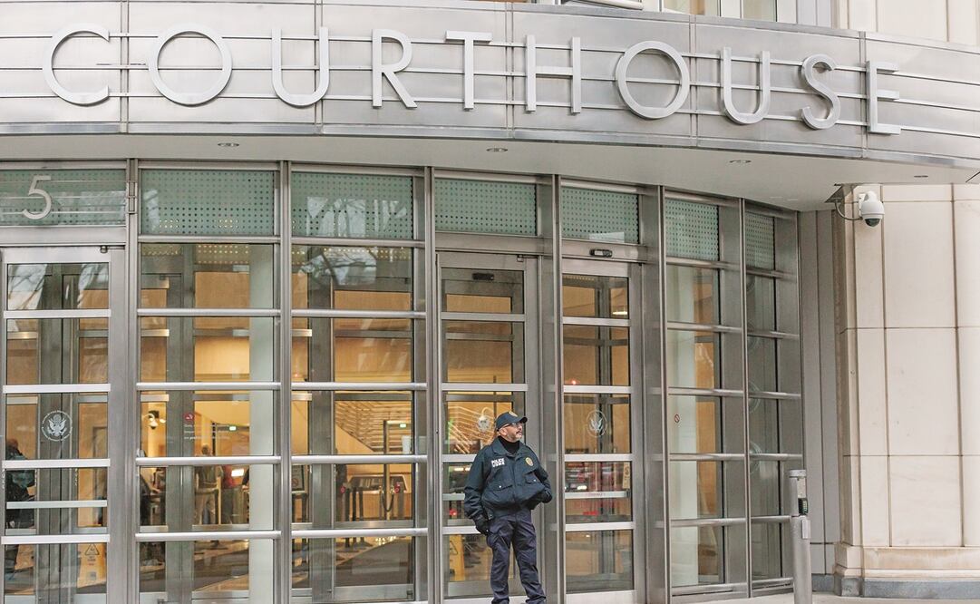 El juicio contra Genaro García Luna se sigue en la Corte Federal de Brooklyn, en Nueva York, la misma donde se juzgó a El Chapo. Foto: Justin Lane / EFE