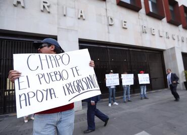 Niega SRE revisión al caso de "El Chapo" Guzmán