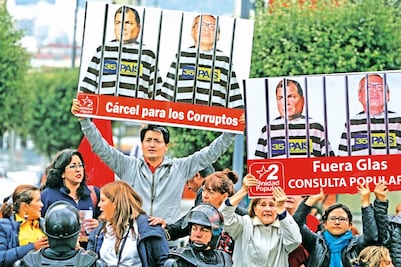 Oposición ecuatoriana busca reactivar juicio contra Glas