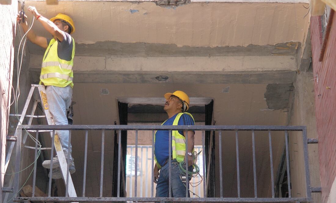 Las obras han tenido un avance importante y el objetivo es tener todo reconstruido el próximo año, dijo Claudia Sheinbaum. ESPECIAL