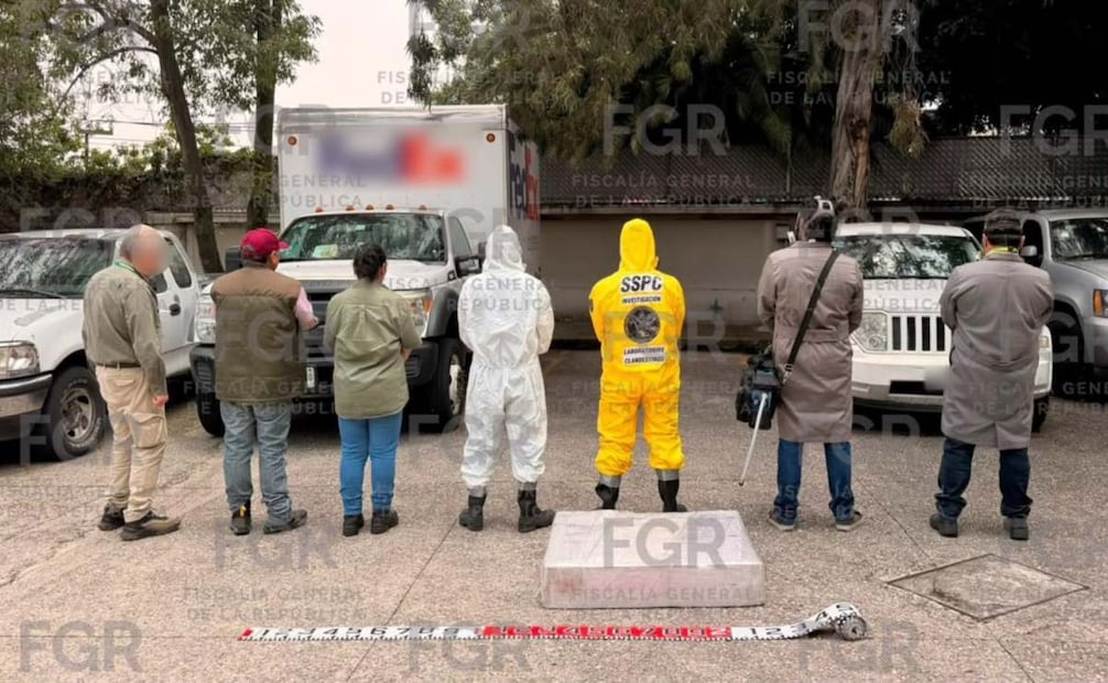 FGR inicia investigación por transporte de sustancia peligrosa identificada como mercurio. Foto: Especial