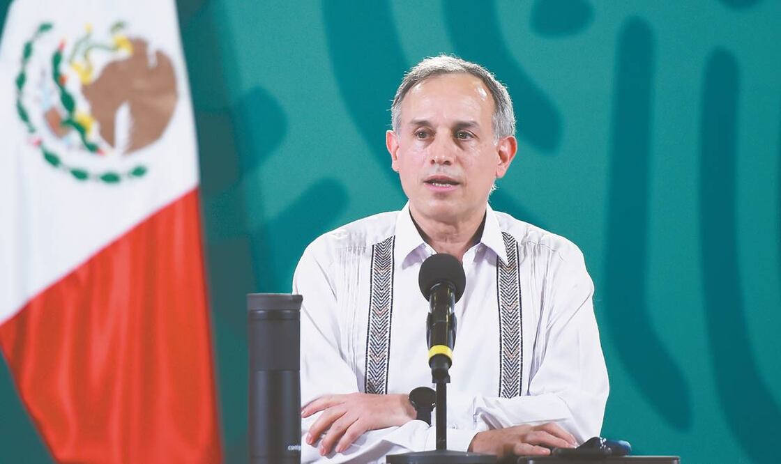 Hugo López-Gatell dijo que los medios actúan como “voceros” de quienes han perdido a un ser querido por Covid-19. Foto: Presidencia.