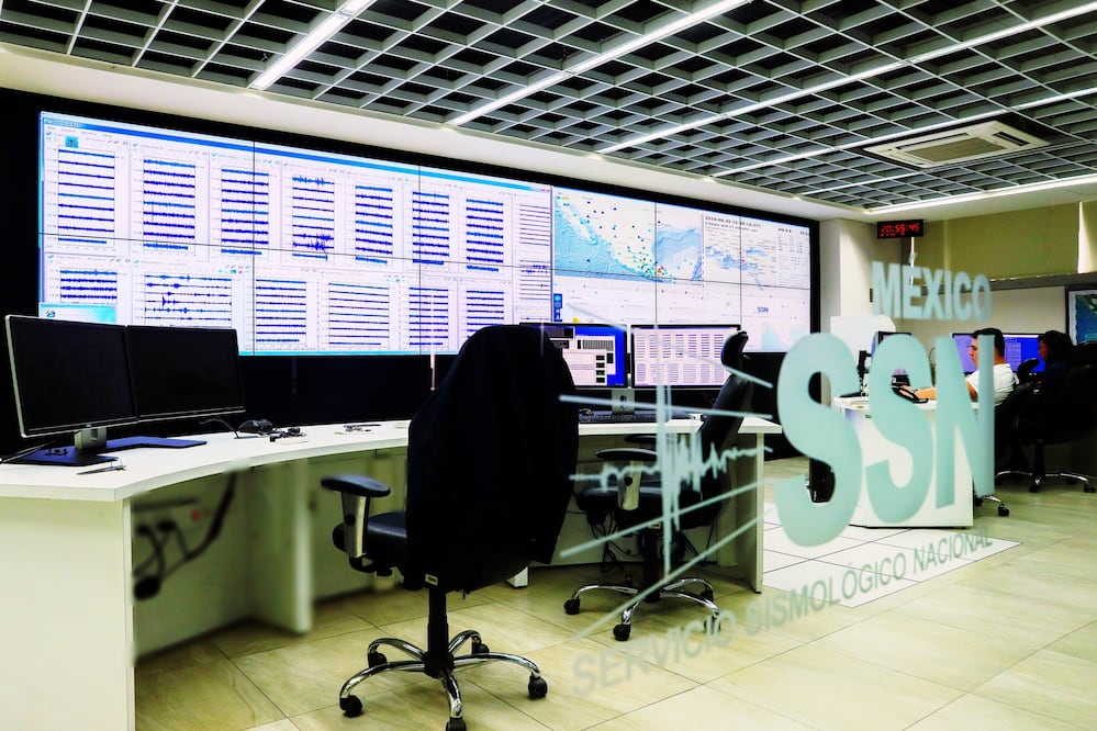 El Servicio Sismológico Nacional opera desde el Circuito de la Investigación Científica en Ciudad Universitaria. Foto: Adriana Hernández. El Universal