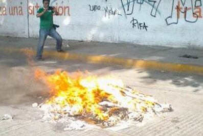 Suman 30 casillas quemadas en Istmo