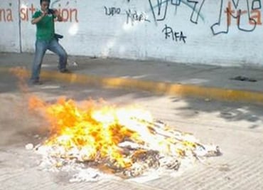 Suman 30 casillas quemadas en Istmo