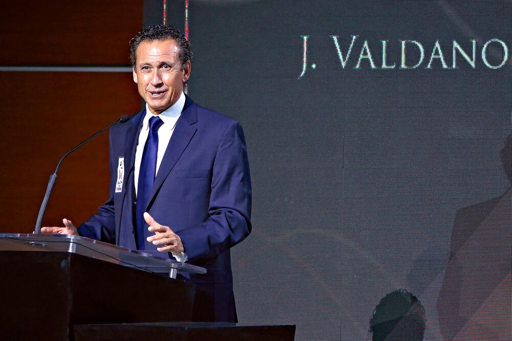 Imago7. Jorge Valdano durante la ceremonia de Investidura 2017 del Salón de la Fama en Pachuca, Hidalgo 