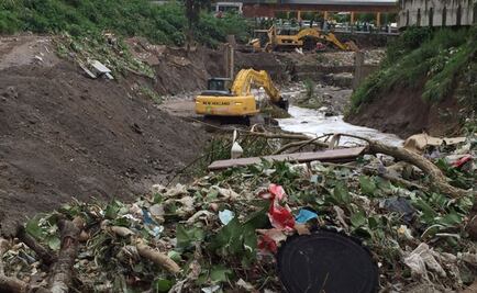 Revisan situación de río La Coyotera por inundación