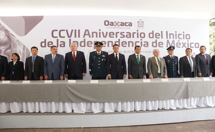 Conmemoran Independencia en Oaxaca con minuto de silencio por sismo