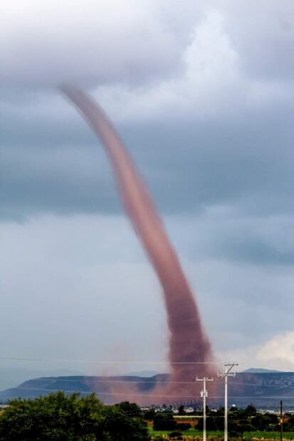Asombra "tornado" en Zacatecas