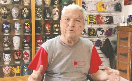 El coleccionista de la lucha libre que tiene 2 mil 500 máscaras originales