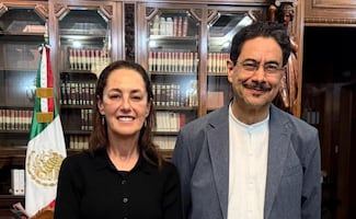 Iván Cepeda, candidato presidencial colombiano, se reúne con Sheinbaum; le expresa la "admiración que goza en Colombia"