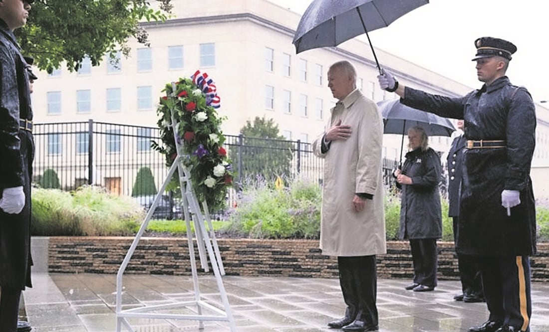 El presidente Joe Biden, en una ceremonia por el 21 aniversario del 11-S, en 2022. Foto: EFE