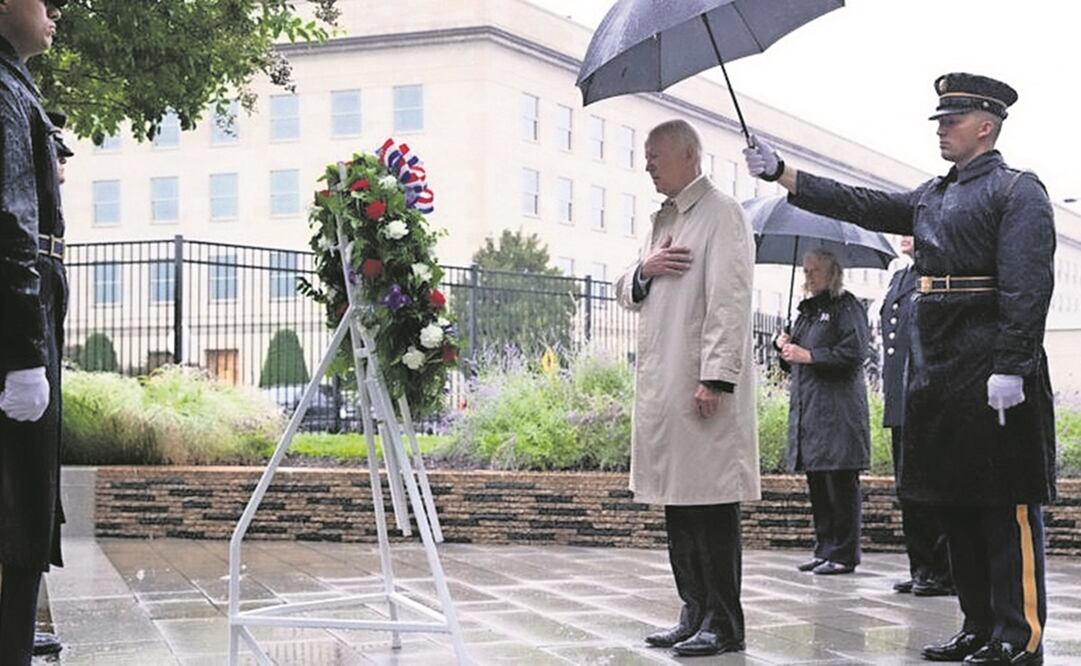 El presidente Joe Biden, en una ceremonia por el 21 aniversario del 11-S, en 2022. Foto: EFE