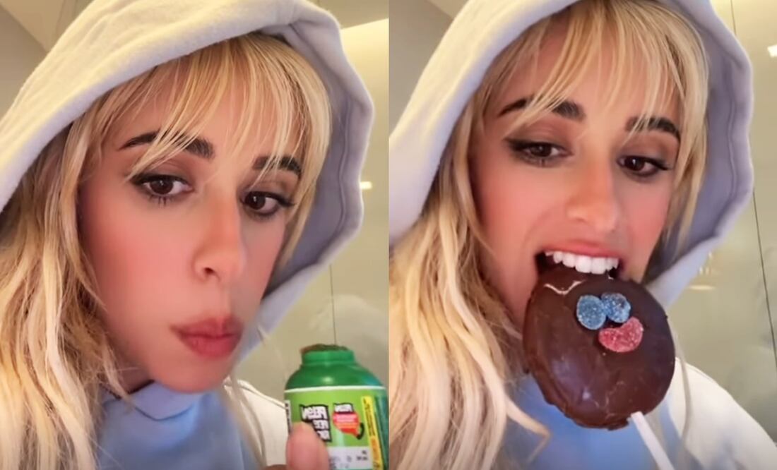 Camila Cabello prueba dulces mexicanos.
Fotos: Instagram