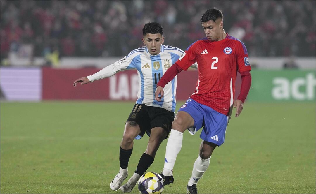 FOTO: AP - Argentina con Messi en la cancha vence a Chile
