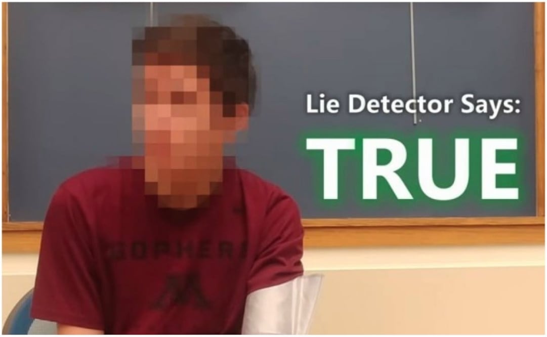 En el video "Noah", cuyo rostro ha sido pixelado, dice que ha arriesgado la vida y la integridad física para viajar en el tiempo