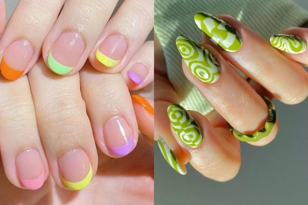 Manicura en tendencia para llevar en primavera. Foto: Instagram @willow.nails / @_karebeauty_