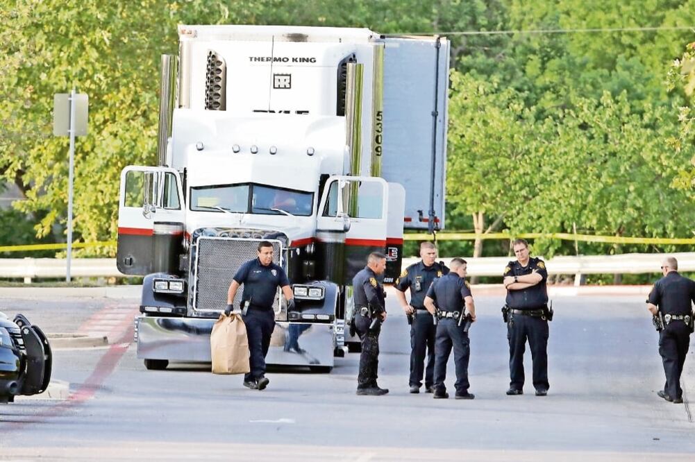 Con Osvaldo suman 25 connacionales identificados entre los migrantes abandonados en un tráiler en San Antonio, Texas (ARCHIVO EL UNIVERSAL)