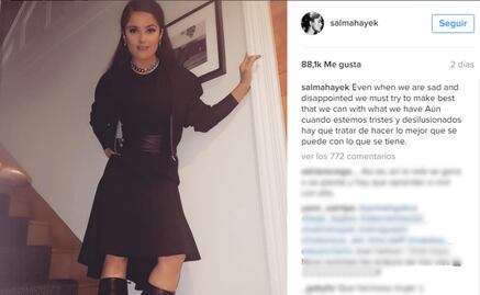 Hay que tratar de hacer lo mejor: Salma Hayek
