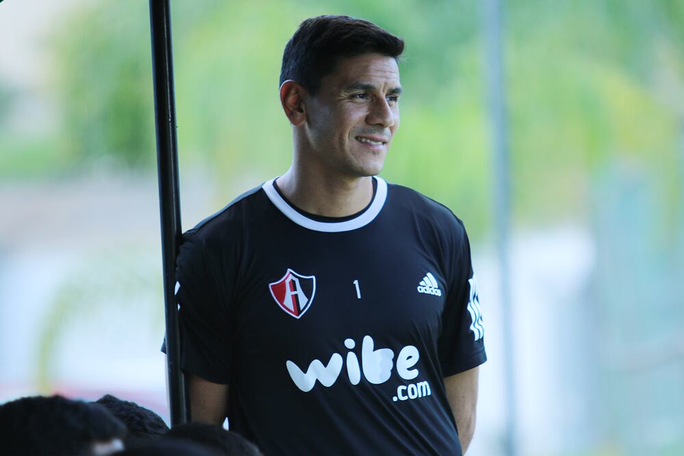 Imago7. Oscar Ustari, durante entrenamiento de los Rojinegros del Atlas