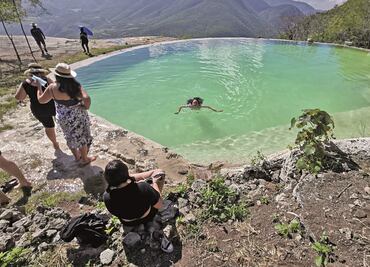 Abren parador turístico de Hierve el Agua en Oaxaca