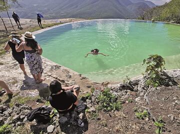 Abren parador turístico de Hierve el Agua en Oaxaca