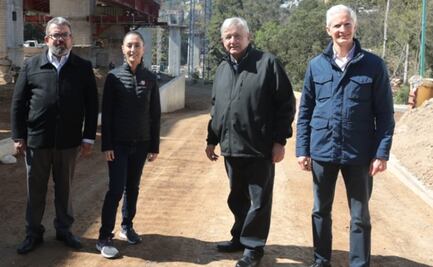 "Vamos bien"; AMLO promete inauguración del Tren Interurbano México-Toluca en 2023