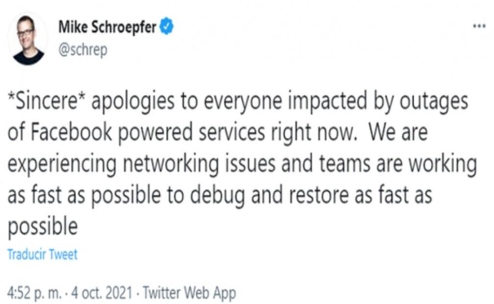 WhatsApp, Facebook y Instagram se normalizan tras caída mundial