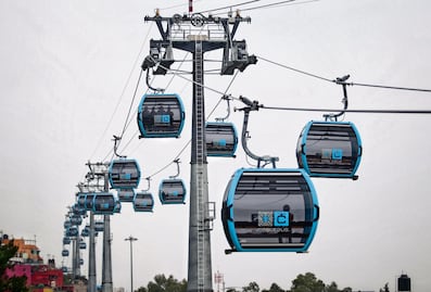 Tormenta eléctrica afecta operación de la Línea 1 del Cablebús 